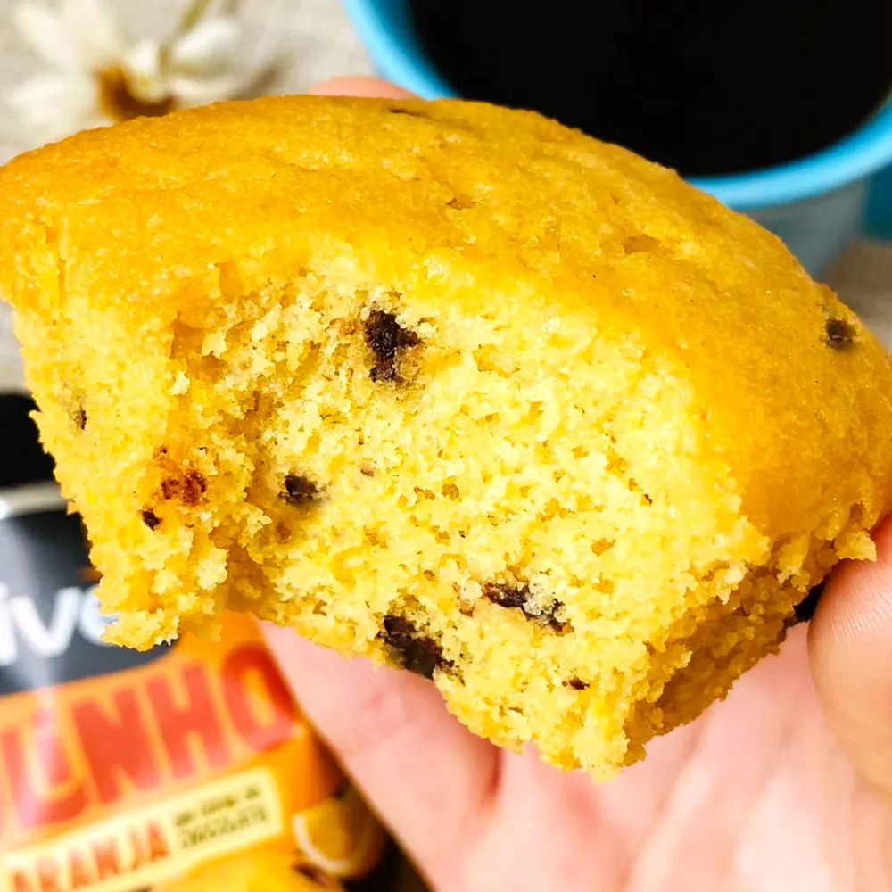 Bolinho Sem Açúcar Sabor Laranja com Gotas de Chocolate Belive 40g - Imagem 2