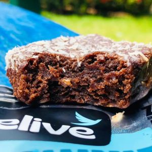 Brownie Zero Açúcar Sabor Chocolate e Coco Belive 40g - Imagem 3