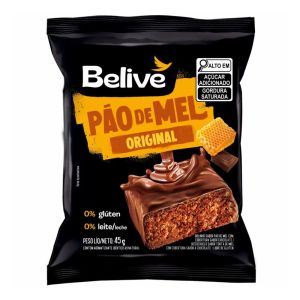 Pão de Mel Sem Glúten Zero Lactose Belive 45g