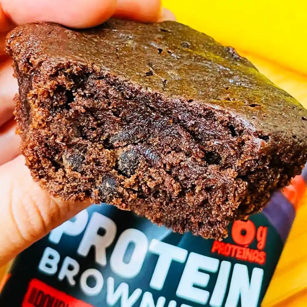 Brownie Proteico Zero Açúcar Sabor Double Chocolate Belive 40g - Imagem 3