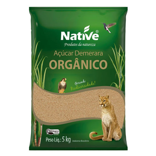 Açúcar Demerara Orgânico Native 5kg