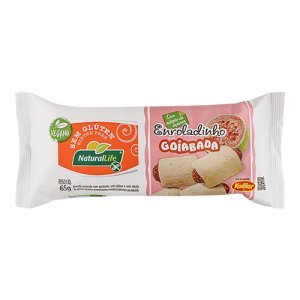 Enroladinho Sabor Goiabada Natural Life 65g