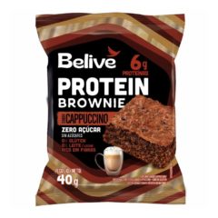 Brownie Proteico Zero Açúcar Sabor Cappuccino Belive 40g