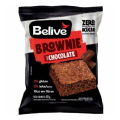 Brownie Zero Açúcar Sabor Chocolate Belive 40g