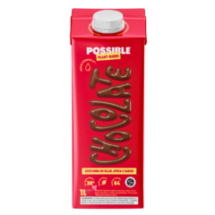 Bebida de Castanha de Caju Sabor Chocolate sem Leite Possible 1L