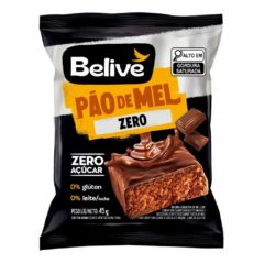 Pão de Mel Zero Açúcar Sem Glúten Zero Lactose Belive 45g