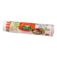 Biscoito de Arroz Integral Mini Natural Life 80g