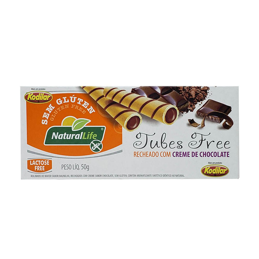 Tubes Free Creme de Chocolate Natural Life 50g