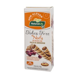 Tubes Free Nuts Pasta de Amendoim Natural Life 50g