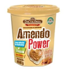 Pasta de Amendoim Amendo Power Caramelo e Flor de Sal DaColônia 450g