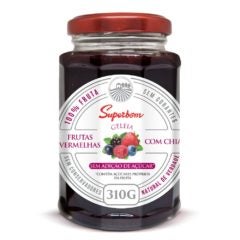 Geleia de Frutas Vermelhas com Chia 100% Fruta Superbom 310g
