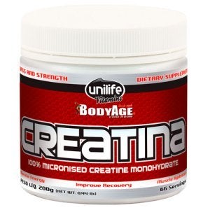 Creatina Monohidratada e Micronizada em Pó Unilife 200g