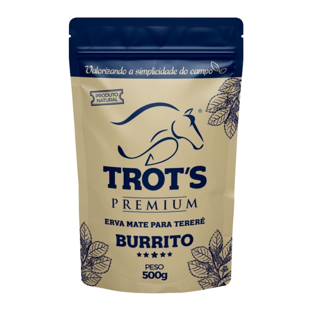 Erva Mate para Tereré Premium com Burrito Trots 500g