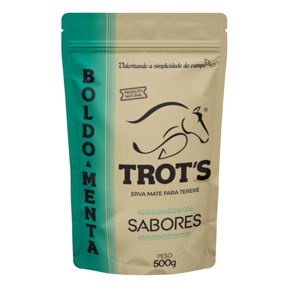 Erva Mate para Tereré Sabor Boldo e Menta Trots 500g