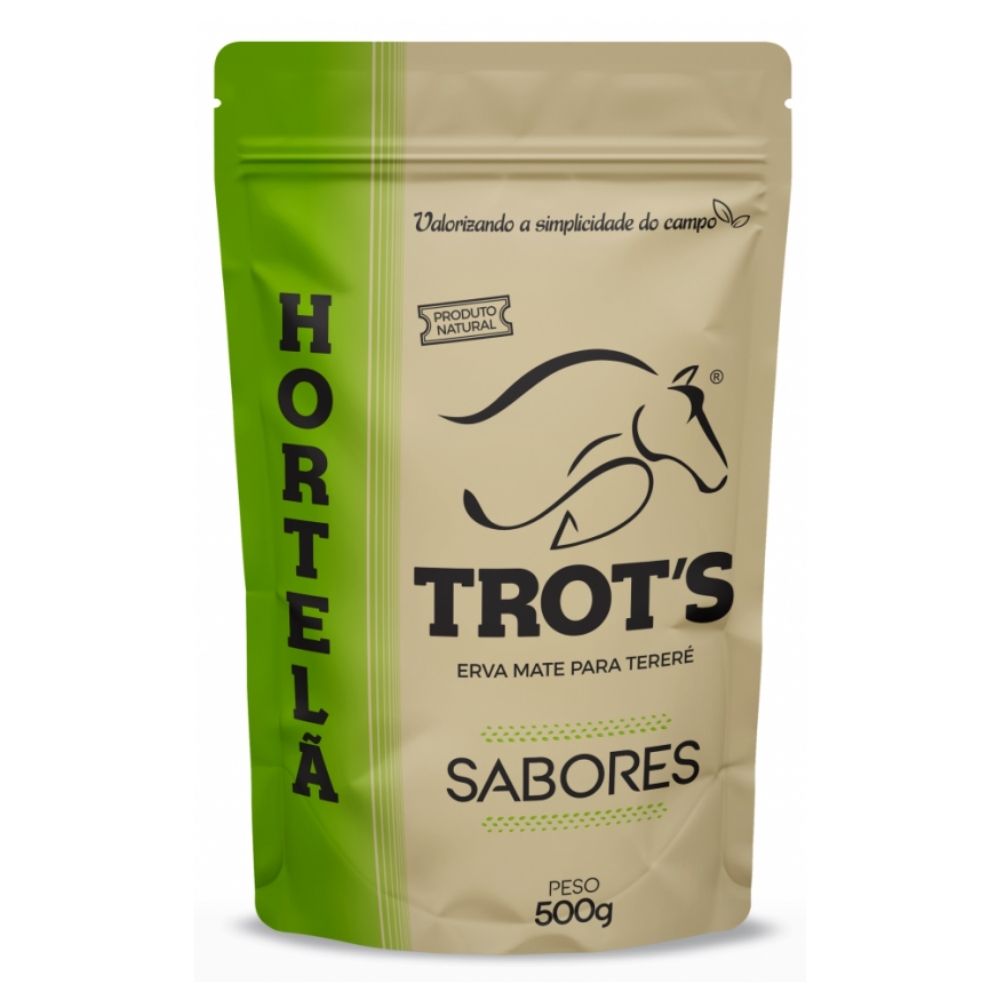 Erva Mate para Tereré Sabor Hortelã Trots 500g