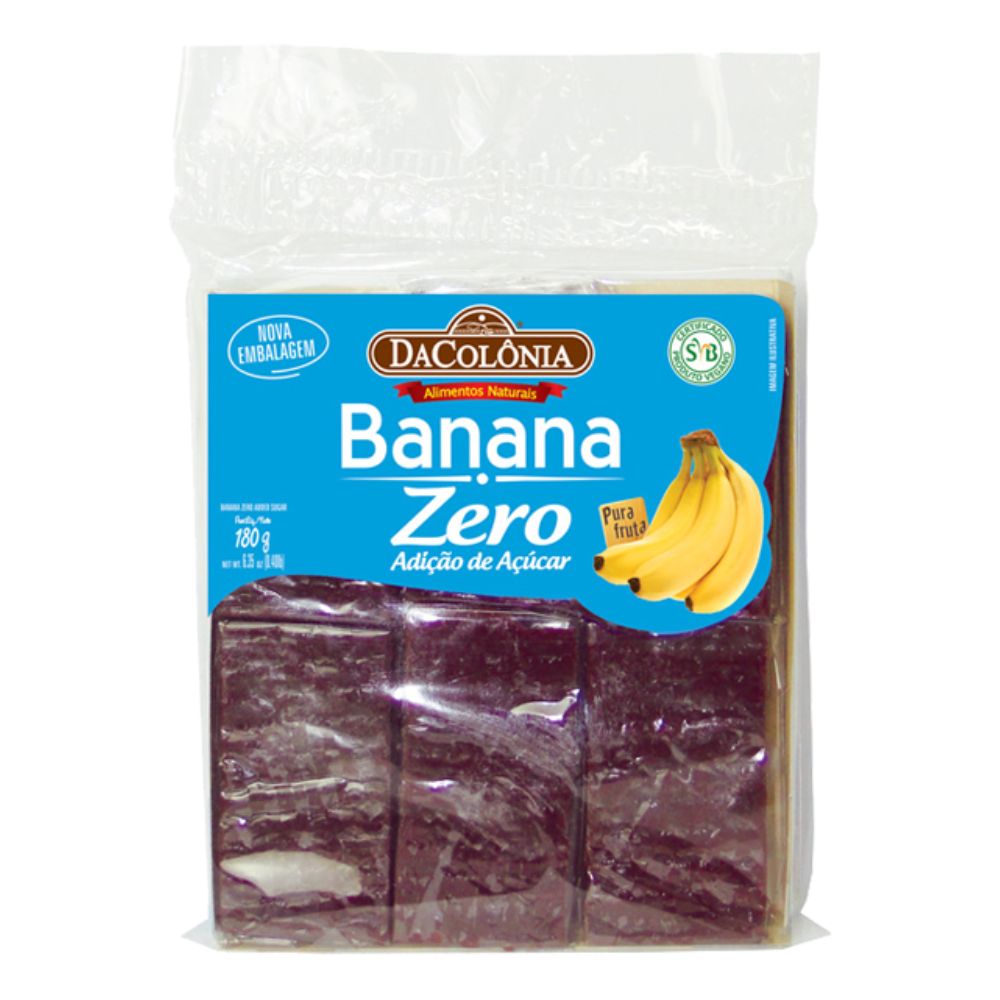 Banana Zero DaColônia 180g