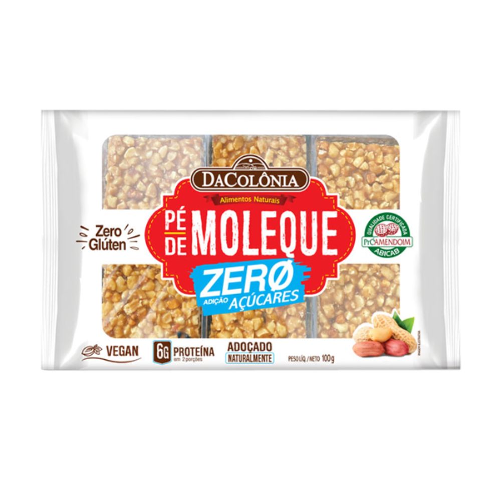 Pé de Moleque Zero DaColônia 100g