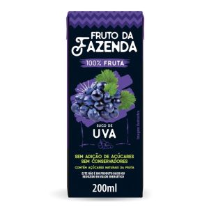 Suco de Uva Fruto da Fazenda Superbom 200ml