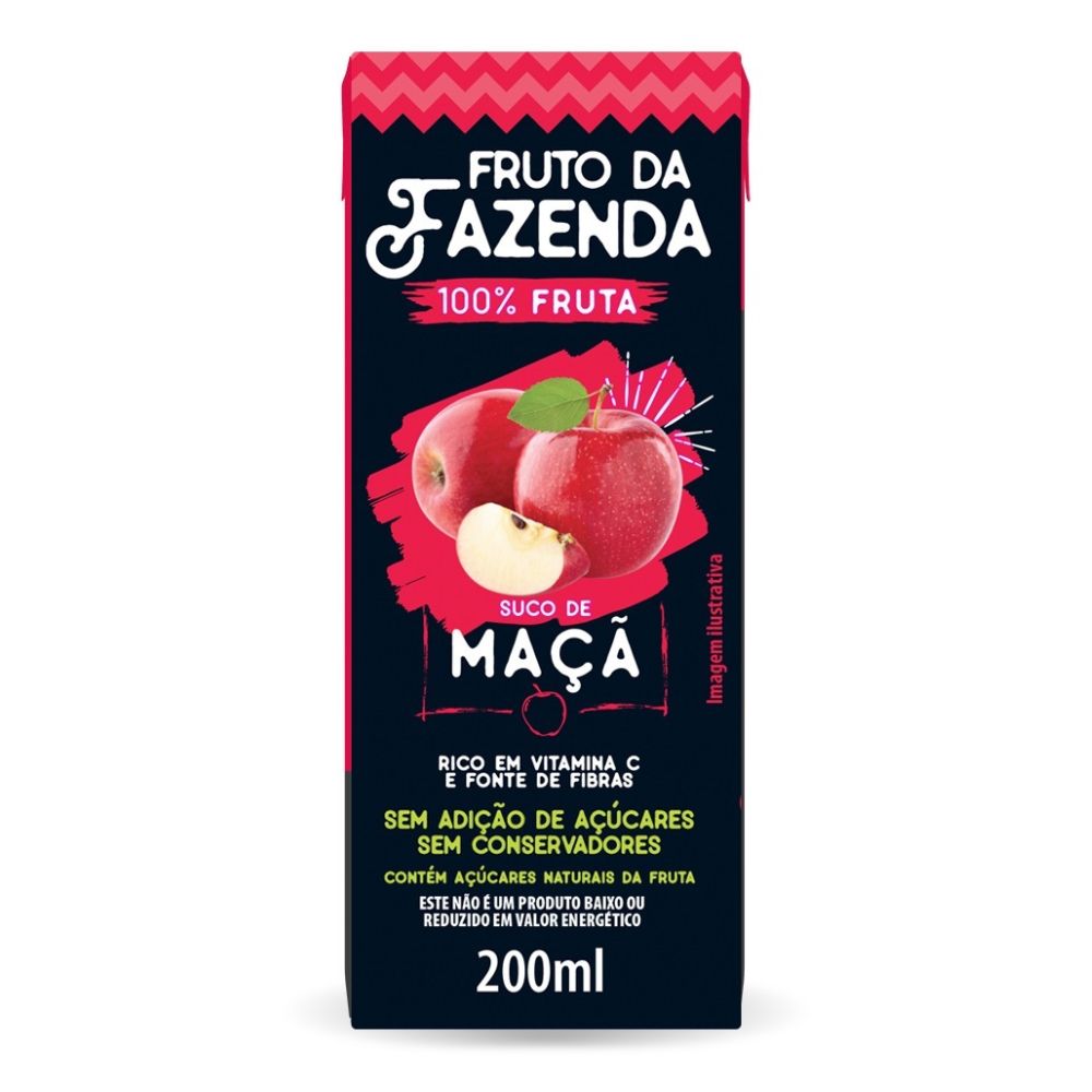 Suco de Maçã Fruto da Fazenda Superbom 200ml