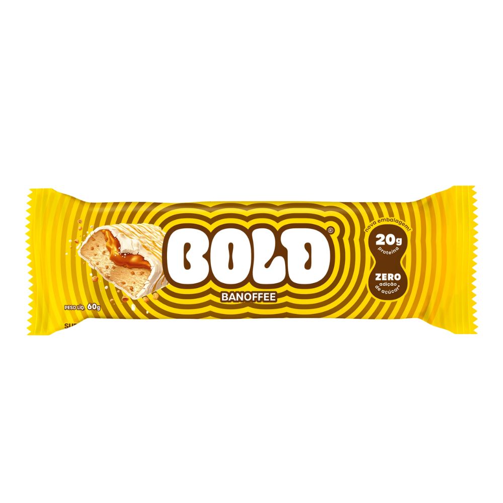 Barra de Proteína Sabor Banoffee Bold 60g