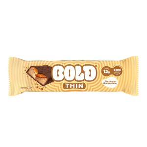Barra de Proteína Thin Sabor Caramelo e Amendoim Bold 40g