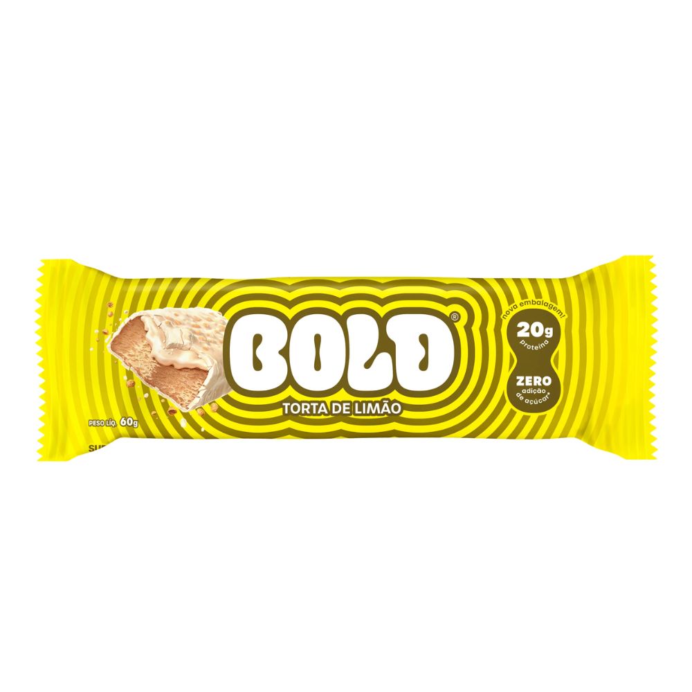 Barra de Proteína Sabor Torta de Limão Bold 60g