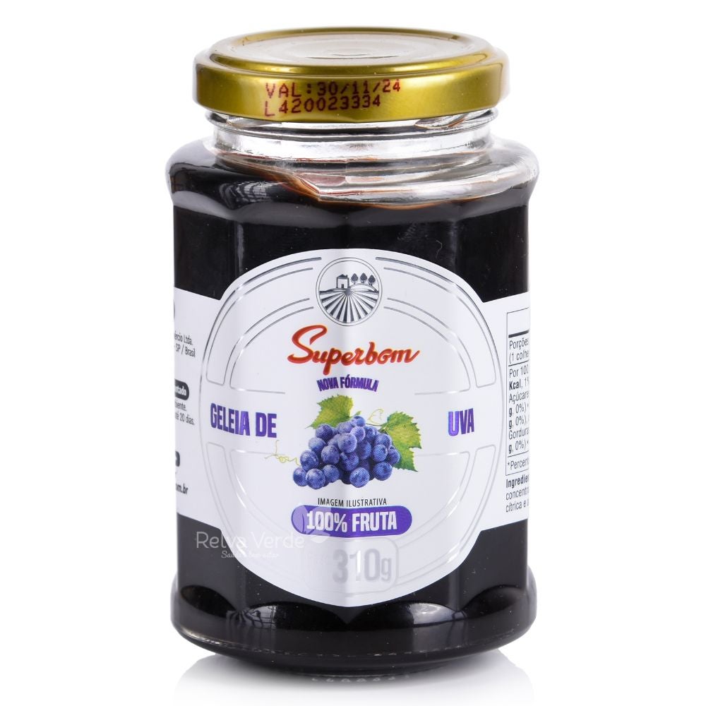 Geleia de Uva 100% Fruta Superbom 310g