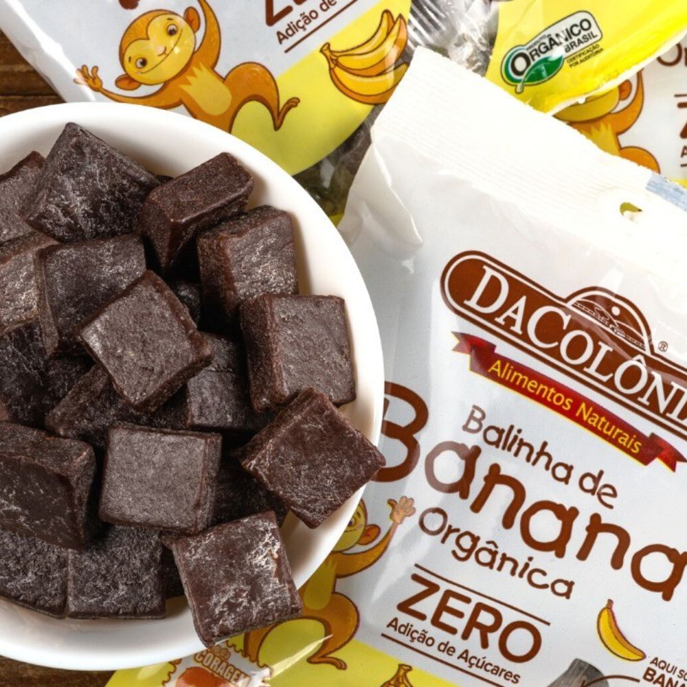 Bala de Banana Orgânica Zero DaColônia 100g - Imagem 3