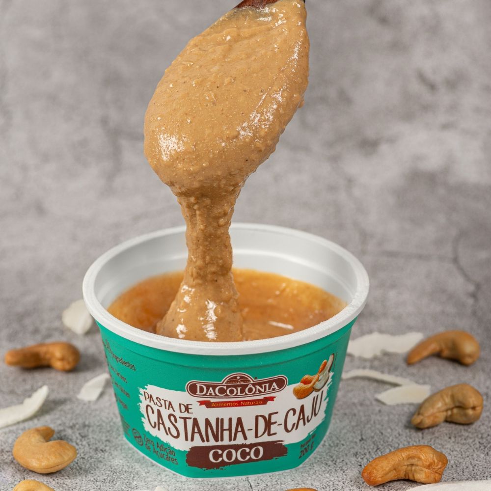Pasta de Castanha de Caju com Coco DaColônia 200g - Imagem 2