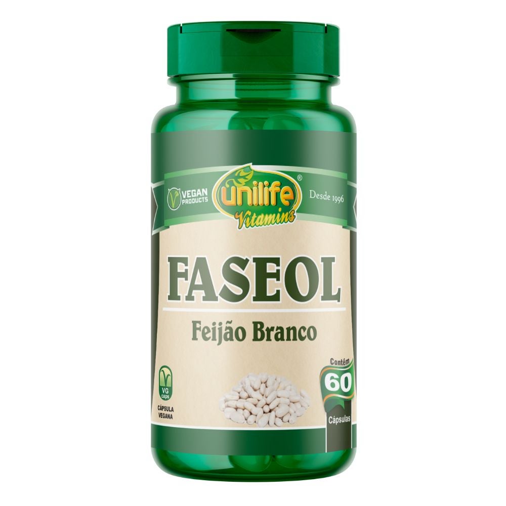 Faseolamina Faseol Feijão Branco Unilife 60 cápsulas