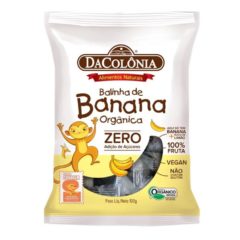 Bala de Banana Orgânica Zero DaColônia 100g