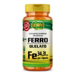 Ferro Fe Unilife 60 cápsulas