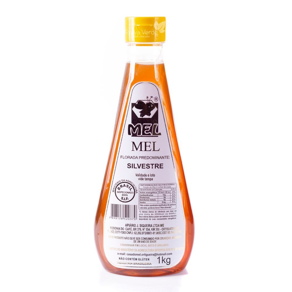 Mel Silvestre Bisnaga Casa do Mel 1kg