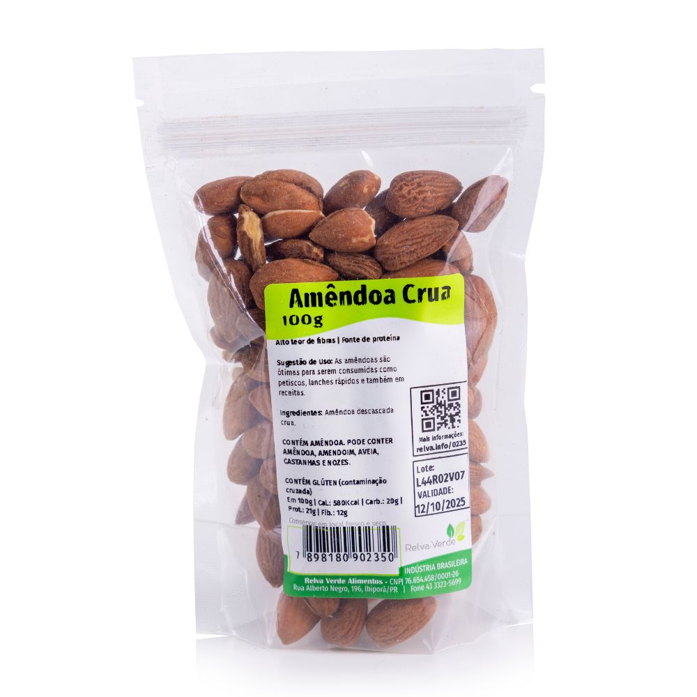Amêndoa Crua 100g - Imagem 3
