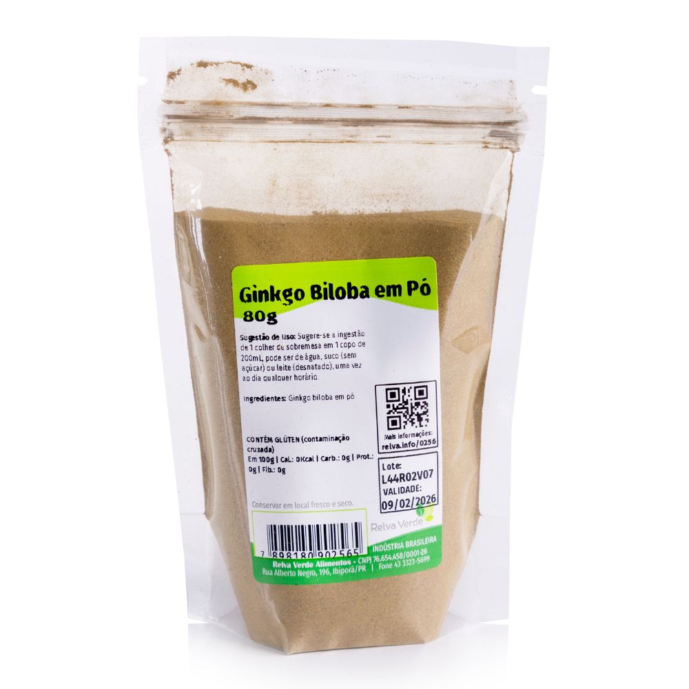 Ginkgo Biloba em Pó 80g - Imagem 3