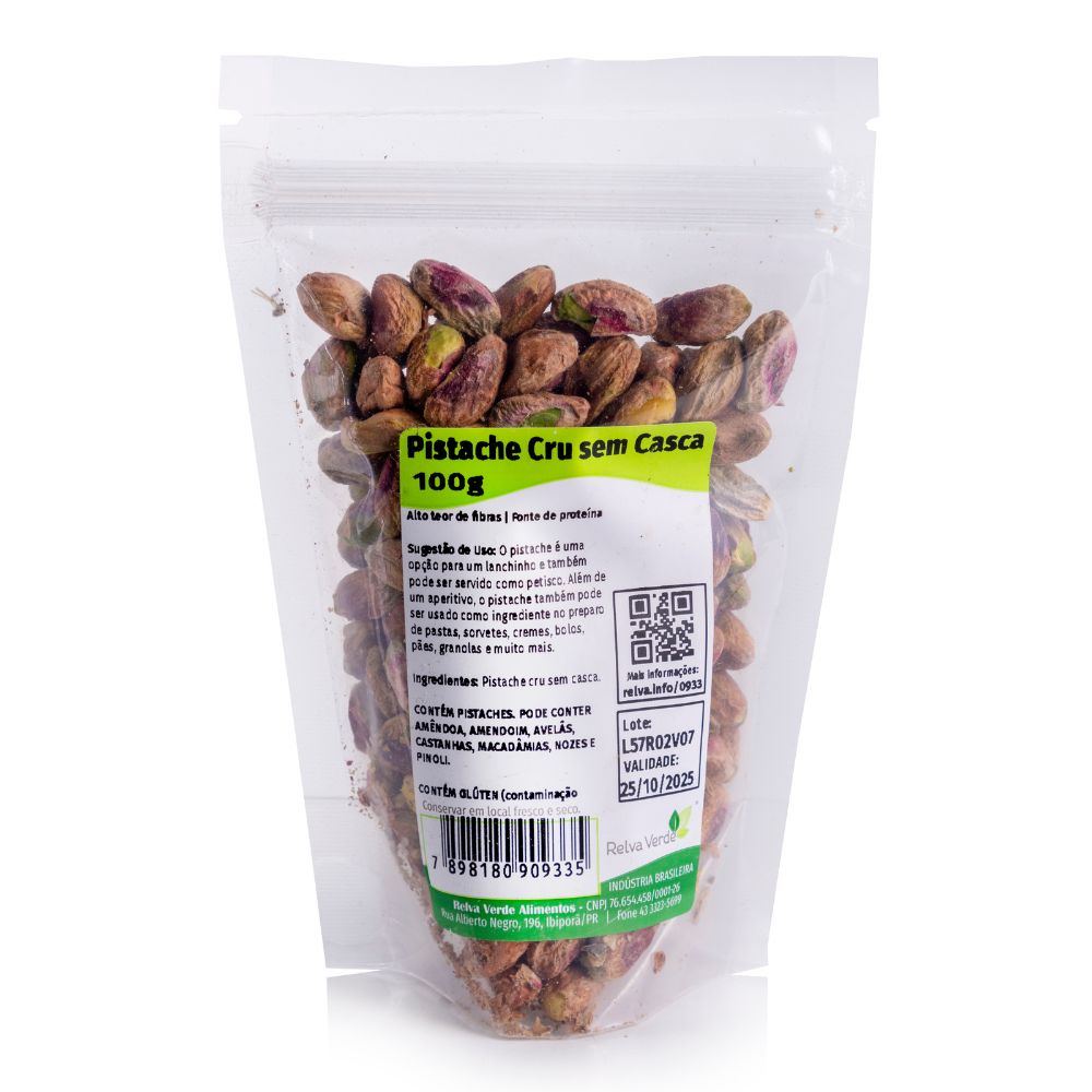 Pistache Cru sem Casca 100g - Imagem 3