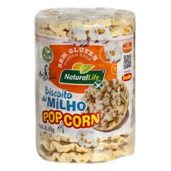 Biscoito de Milho Popcorn Natural Life 80g