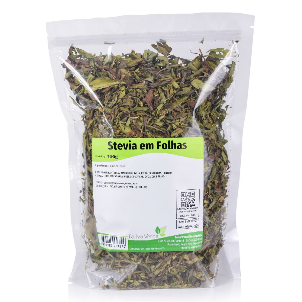 Stevia em Folhas 100g - Imagem 3