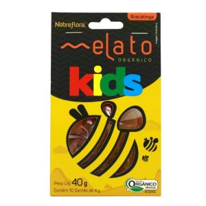 Mel de Melato da Bracatinga Orgânico Sachê Kids Nobreflora 40g