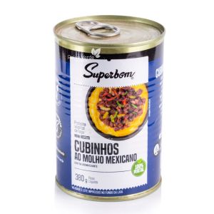 Cubinhos Vegetarianos ao Molho Mexicano Superbom 380g