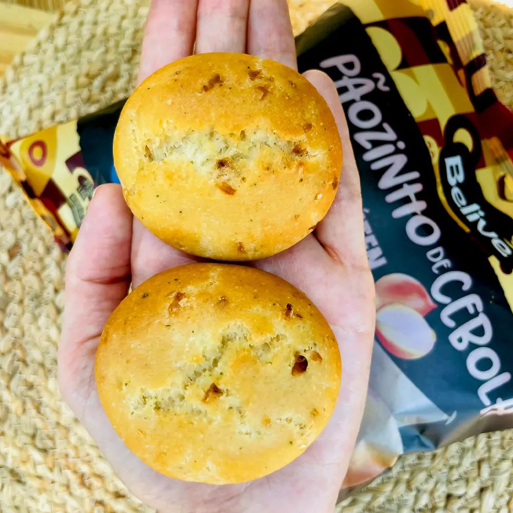 Pãozinho de Cebola Sem Glúten Belive 198g - Imagem 2