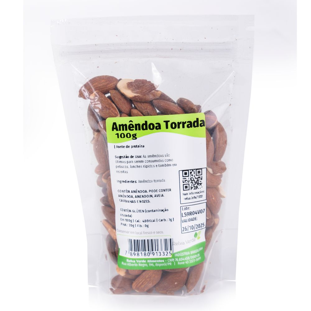 Amêndoa Torrada 100g - Imagem 3
