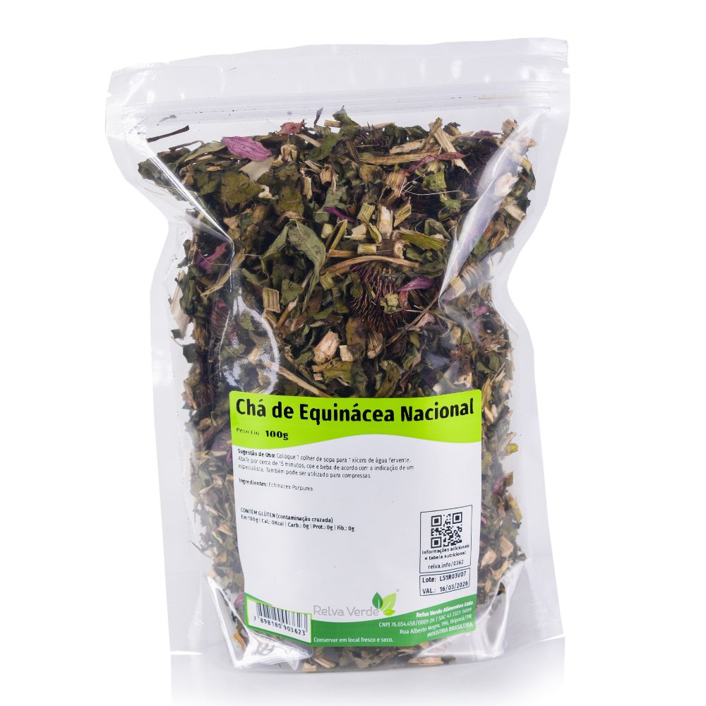 Chá de Equinácea Nacional 100g - Imagem 3
