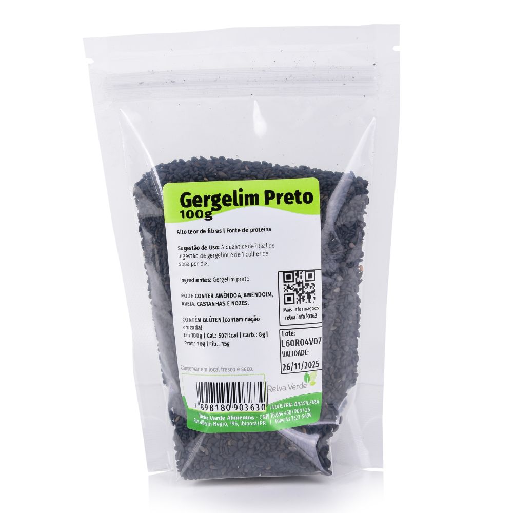 Gergelim Preto 100g - Imagem 3
