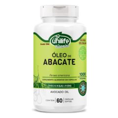Óleo de Abacate Unilife 60 cápsulas