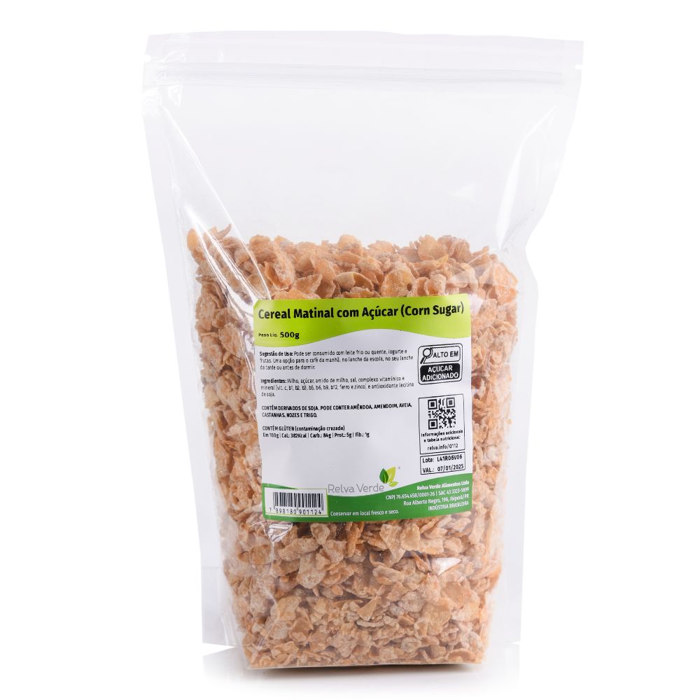 Cereal Matinal com Açúcar (Corn Sugar) 500g - Imagem 3