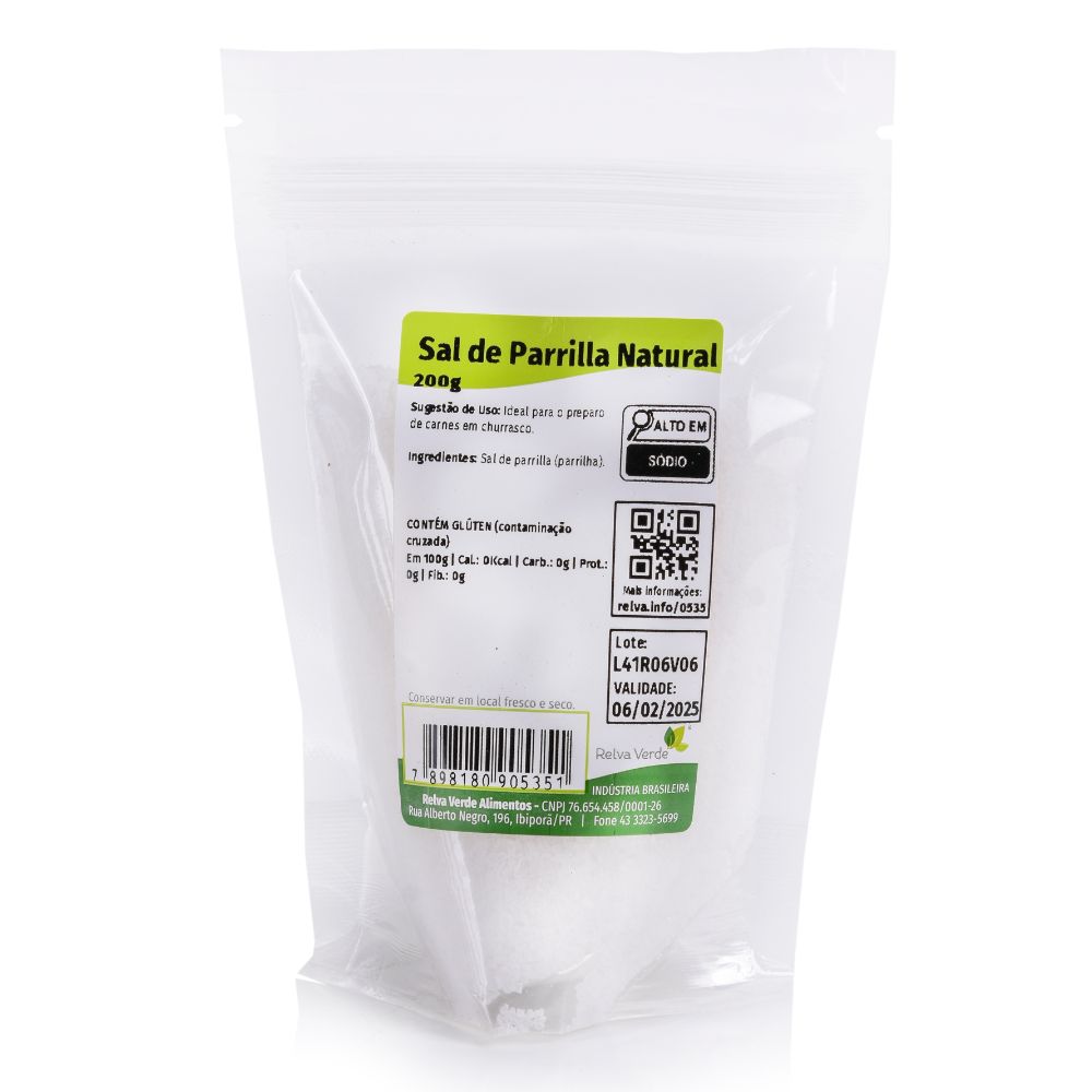 Sal de Parrilla Natural 200g - Imagem 3