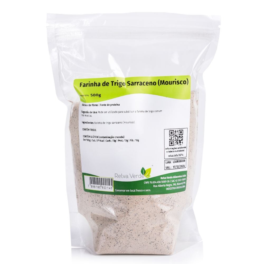 Farinha de Trigo Sarraceno (Mourisco) 500g - Imagem 3