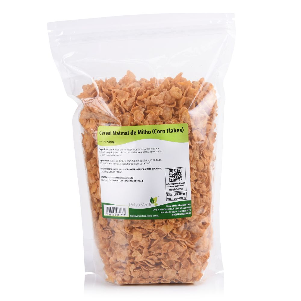 Cereal Matinal de Milho (Corn Flakes) 400g - Imagem 3