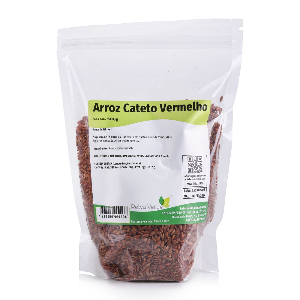 Arroz Cateto Vermelho 500g - Imagem 3